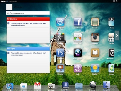 iPadian menu iPadian Simulator iPad!!