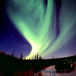Aurora utara Aurora Akibat Badai Matahari!!