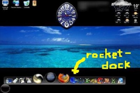 RocketDock Software Mempercantik Desktop!!